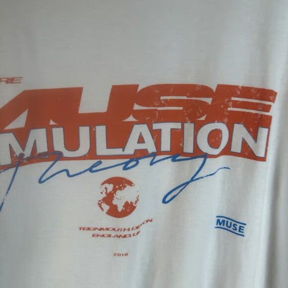 Muse band UK Concert Tour T Shirt merch England - Size XL Stimulation Theory - Picture 3 of 3